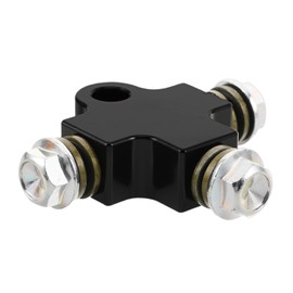 FUNOMOCYA Aluminium Alloy Brake Oil Pipe Tee Connector Way Hydraulic Brake Hose Joint for ATV Motorcycle Go Kart Off Road Use with Easy Installation and Wear Resistant Design