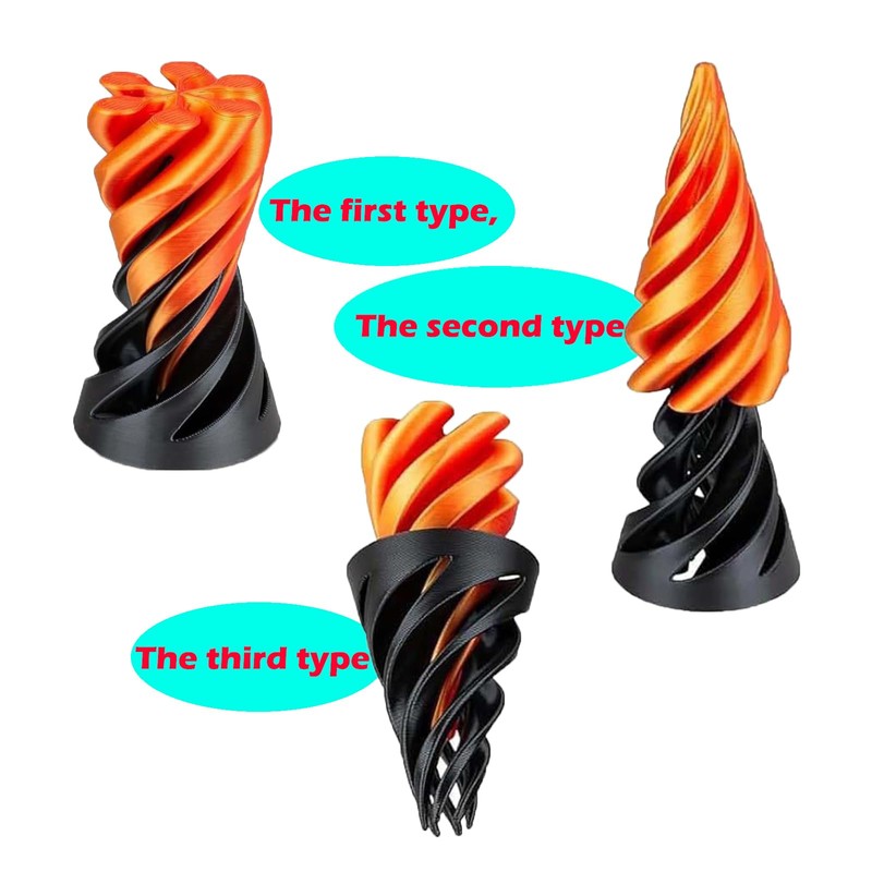 2pcs Impossible Cone, Desktop Decoration Souvenir Gift, Anxiety Relief Toy,