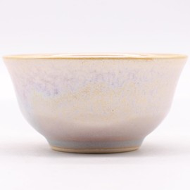 Mino Ware Tozan Kiln White Gradient Gui-nom Cup, Choko, Approx. Diameter 6.5 x Height 3.5 cm, Capacity Approx. 50 ml, Sake Cup, White Luster, 551-0103