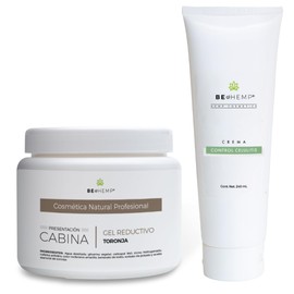 Gel Corporal Reductivo de Toronja y Crema Anticelulitis para Abdomen, Muslos y Caderas