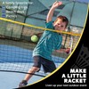 BOULDER Portable Badminton Pickleball Net - Foldable / Extendable Poles