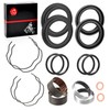 MOTO1988 Fork Bushing Dust Oil Seals Kit For Kawasaki Ninja