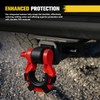 BUNKER INDUST Shackle Hitch Receiver 3/4" D Ring Shackle w/Trailer