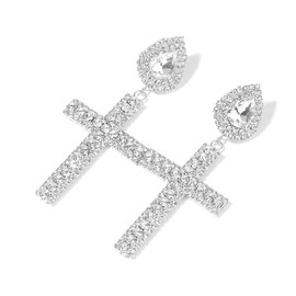 MEACHEAL Jewelry Womens Girls Fashion Rhinestone Crystal Boho Earrings For Party, Wedding, Graduation Ceremony M40# (M40#-2)