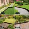 mestyl Landscape Edging, 39" LX 7" H Metal Garden Edging