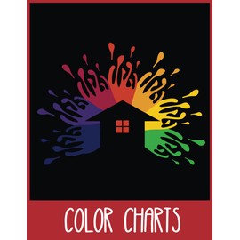 Color Chart Book For Adult Coloring: A handy painting gift with 50 blank color charts for colored pencils, markers, and painting supplies