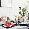 Uiifan 6 Pcs Non Slip Serving Tray with Handles 16.8