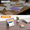 Beego Envelope and Mail Organizer Countertop - 3 Compartments Clear