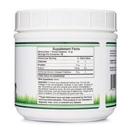 Double Wood Supplements Collagen Peptides Powder - Hydrolyzed Collagen, Keto Safe - 16.08oz - Multi Type 1, 2, and 3 (Grass Fed Bovine Source)(Colageno Hidrolizado) Collagen Supplements for Women and Men by Double Wood