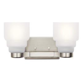 Kichler 55011NI Vionnet Vanity Light, 2, Brushed Nickel