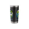 Puzzle Globe Design Vibrant Educational Art Stainless Steel Insulated Tumbler