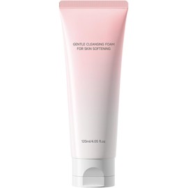 Limpiador Facial Espumoso Suave 120ml, Limpiador con Ácido Hialurónico, Niacinamida y Colágeno, Limpieza Profunda Equilibra Aceite y Agua de Piel, Espuma Rica sin Residuos para Uso Diario Mañana y Noche