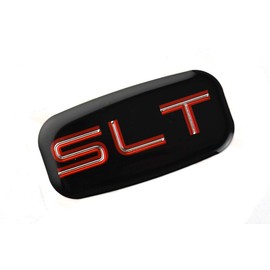 1x SLT Cab Emblem 3D Badge Nameplate Letter Logo Roof Pillar Replacement for 02-07 Yukon Suburban Sierra 03 06 (Red/Black)