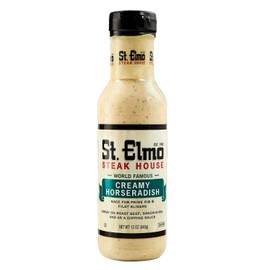 St. Elmo Steak House Creamy Horseradish, Great with Steaks and Other Meats – 12 Pack