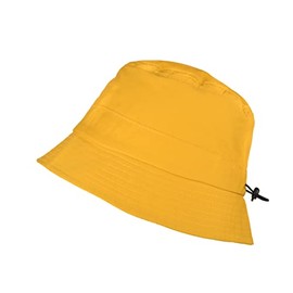 Toutacoo, Rainbow, Rain Hat, Summer Bob, Sun Hat, Foldable in Integrated Pocket, Nylon Look or Cotton Touch, 26-Yellow (Sun)