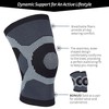 Doc Ortho Compression Knee Sleeve, Breathable Pull-On Support, Pair