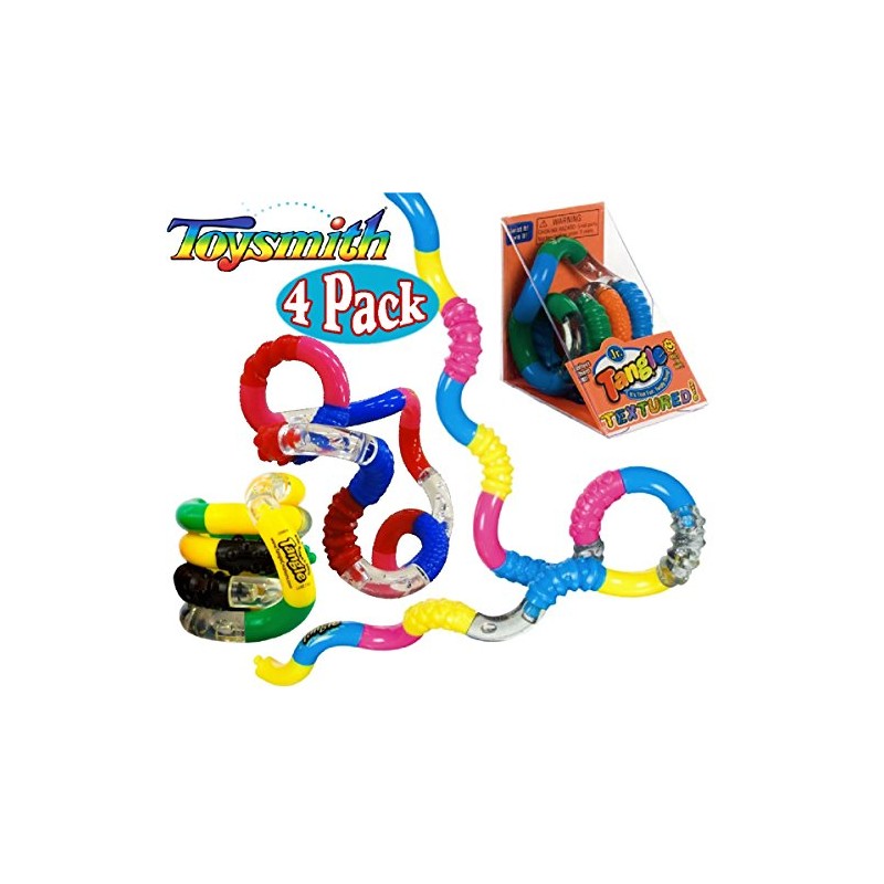 Toysmith Tangle Jr. Textured Sensory Gift Set Bundle Assortment -