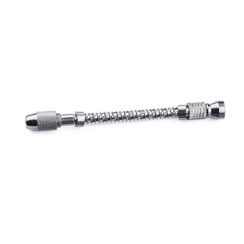 WOONEKY Mini Hand Drill Spiral Bit Semi-auto Pin Vice Drill