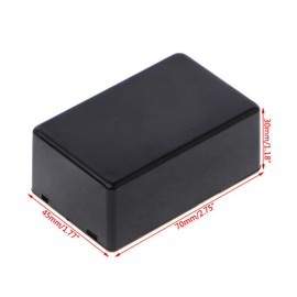 Buwei Plastic Electronic Project Box Housing Instrument Case DIY 70 x 45 x 30 mm Pack of 5