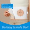 Heagimed Unisex Ostomy Support Belt, Abdominal Binder Opening Ostomy Belt
