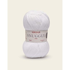 Sirdar Snuggly 4 Ply, White (251), 50g