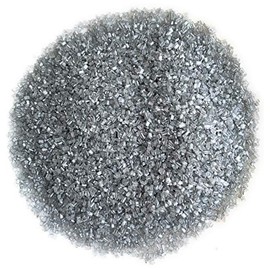 250g Azúcar Cristal Comestible Decorativa Sprinkles (Plateado)