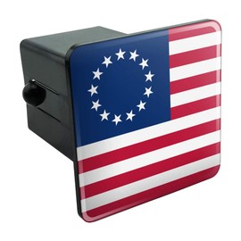 GRAPHICS & MORE Betsy Ross 1776 American Flag Tow Trailer Hitch Cover Plug Insert