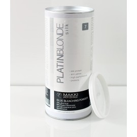 Platin Blonde Blue Hair Bleach Powder with Silk Protein and Anti Yellow Molecules - Large 500g