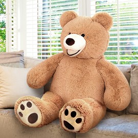 ArtCreativity 4 Feet Giant Teddy Bear for Valentines - Jumbo Large Stuffed Animal for Kids & Adults - Huge Plush Bear - Great Valentine's Gift Idea for Boys & Girls - Gigantic Carnival Prize