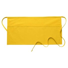 DayStar Apparel 100 Three Pocket Waist Apron, Yellow
