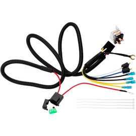 AOLIHAN 80A 12V Horn Wiring Harness Relay Kit Compatible with Car Truck Grille Mount Blast Tone Horns (horn wire)