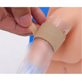 Male External Catheter Fixation Device - Male Urinary Drainage Bag for Patients, Urine Drainage Bag Support Strap of Soft and Elastic Material and Disposable Urine Bag