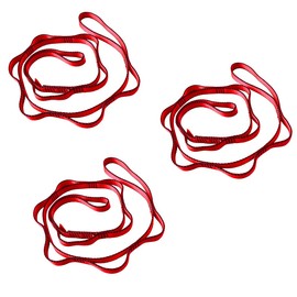 CAPARK 53 Inches Nylon Daisy Chains Rope Climbing Lanyard Straps Looped Strong Slings 23 kN Aerial Yoga Webbing