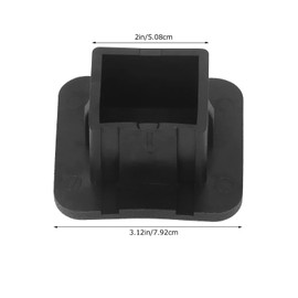 Aramox TapóN de Enganche de Remolque, Cubierta de Enganche de Remolque de Goma Universal Negro Protector de Tubo Flexible TapóN para Receptor de 2 Pulgadas
