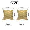 HOSNYE Bee Honeycombs Throw Pillow Case Cushion Covers Yellow and