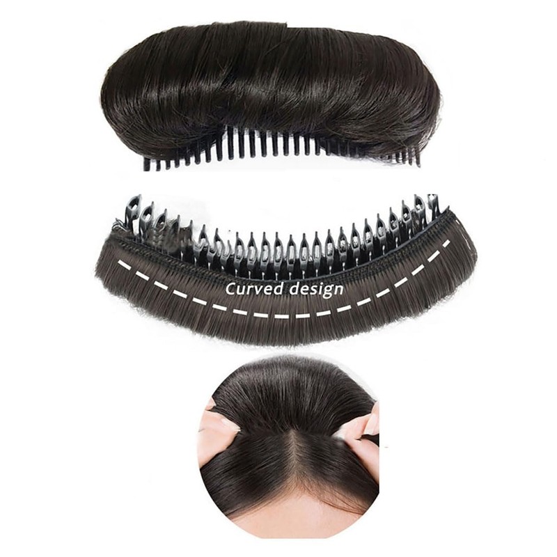 3Pcs Womens Fluffy Hair Pads Invisible Hair Volume Bump Clips