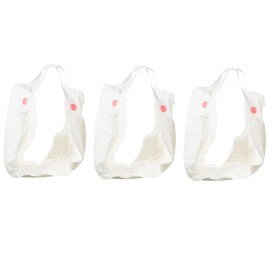 Ipetboom 3pcs Postpartum Lochia Panty with Measurement Gauge Ultra Thin Non Woven Maternal Napkins for Convenient Womens Care Comfortable and Breathable Sanitary Towels