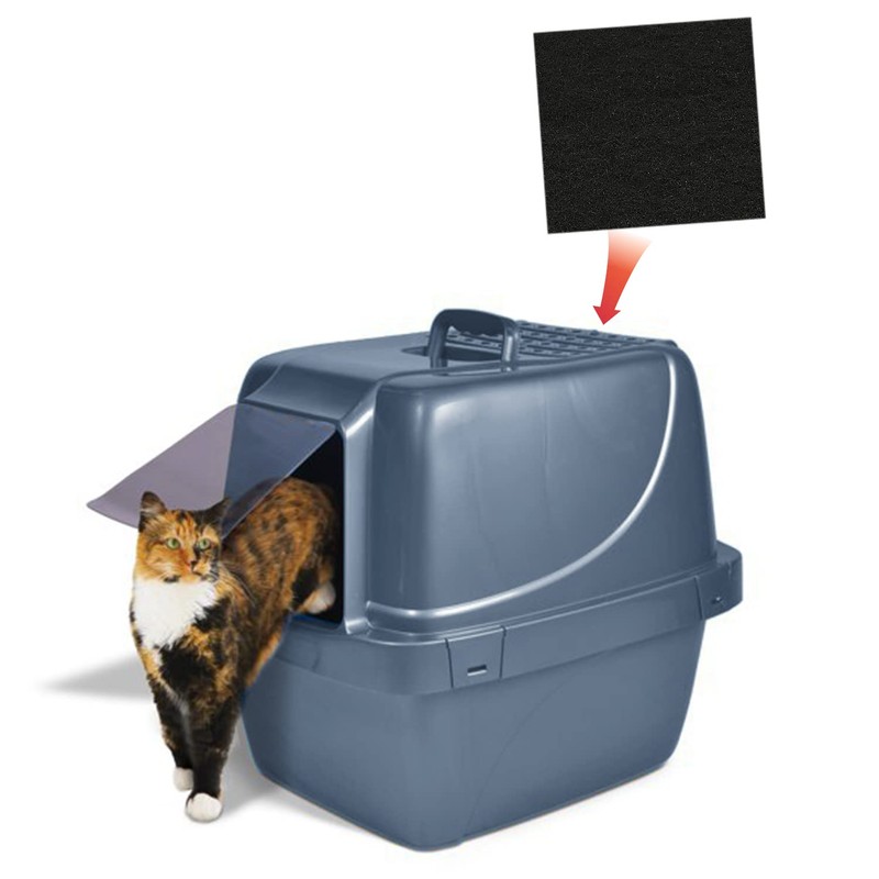 10 Pack Cat Litter Box Charcoal Filters Replacement Carbon Odor