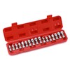 MIXPOWER 17-piece 3/8" Drive Universal Joint Socket Set, 6 Point,