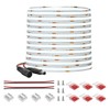 FCOB COB LED Strip Light 32.8FT Flexible High Density Uniform
