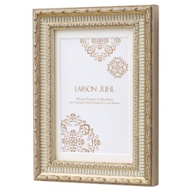Larson Jules Berlin Cabin Picture Frame (5x7 inch = 127x178 mm) Inner Diameter with Postcard Insert Mat (Window Size 94x142mm) Silver