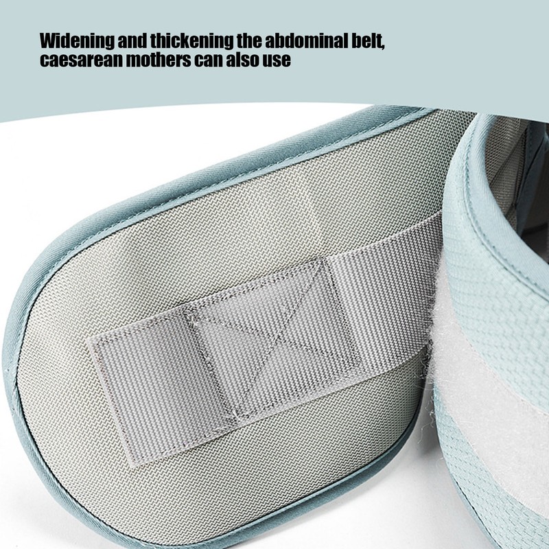 Adjustable Baby Carrier Breathable Newborns Toddlers Ergonomic Thickening HipseatCyan