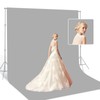 BEIYANG Light Grey 10 x 20 Ft Large Screen Backdrop
