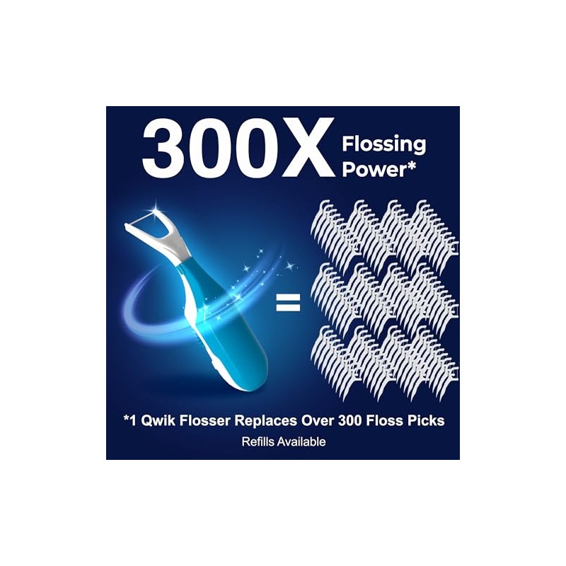 Flosser dental automático de QWIK | Haga clic en el