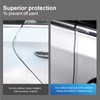 Logctee Car Door Edge Guards, 16ft Clear Chrome Universal U
