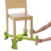 KABOOST Booster Seat for Kitchen Chair, Green - Goes Under