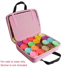 Hermitshell Hard Travel Case for Play-Doh Modeling Compound 40-Pack of Colors 3-Ounce Cans (Only Case) (Pink)