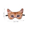 Healeved 2Pcs Cartoon Animal Eye Mask Light Blocking Sleeping Mask