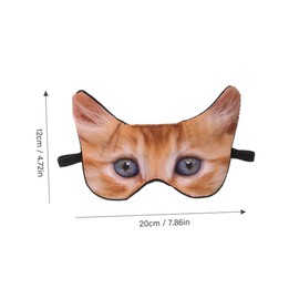 Healeved 2Pcs Cartoon Animal Eye Mask Light Blocking Sleeping Mask for Daily Use Comfortable Office and Home Naps for All Ages