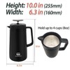 PortableAnd 34oz Double Vacuum Insulation Large Silicone French Press Coffee